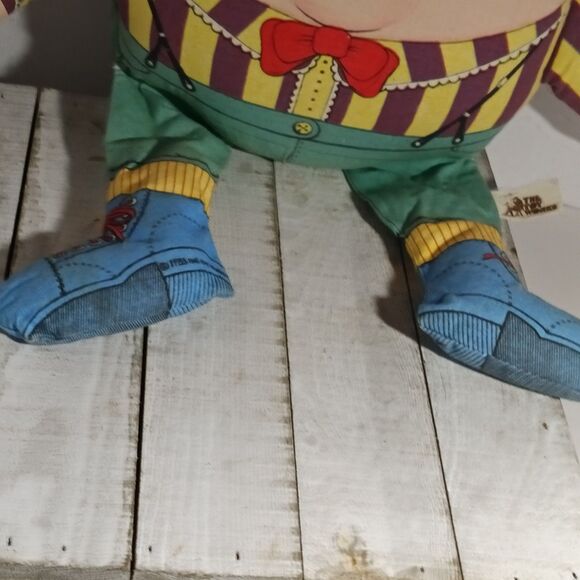 Vintage Toy Works Humpty Dumpty Kapok Doll 2 Faces Made in USA - Picture 6 of 9